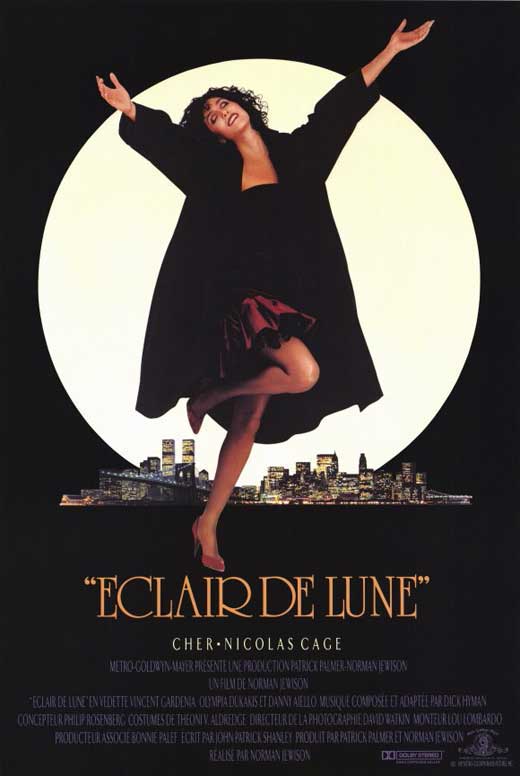 Moonstruck Movie Poster Print featuring classic film artwork.