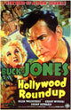 Hollywood Roundup Movie Poster Print showcasing classic cinema design.