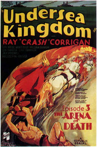 Undersea Kingdom Movie Poster Print showcasing vibrant underwater adventure artwork.