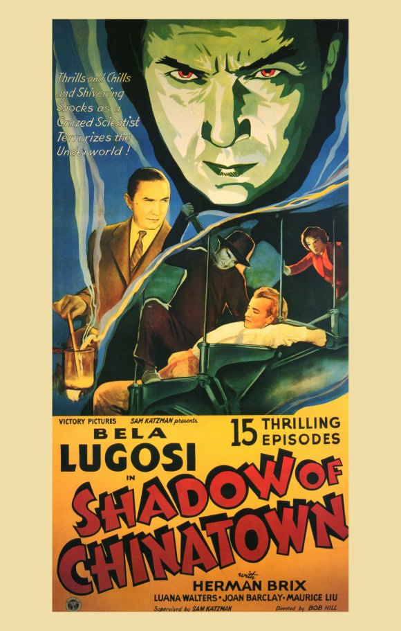 Shadow of Chinatown Movie Poster Print showcasing classic film artwork.