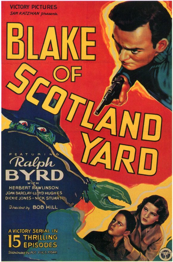 Blake of Scotland Yard Movie Poster Print showcasing classic detective themes.