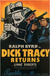 Dick Tracy Returns Movie Poster Print showcasing vibrant colors and iconic imagery.