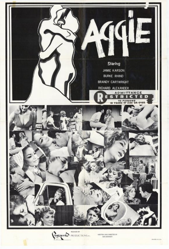 Aggie - The Diary of a Nymph Movie Poster Print featuring whimsical artwork.