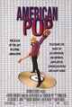 American Pop Movie Poster Print showcasing vibrant pop culture art.