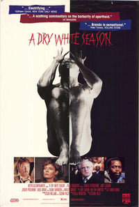 A Dry White Season movie poster print showcasing dramatic film art.