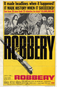Robbery Movie Poster Print showcasing vibrant colors and cinematic appeal.