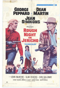 Rough Night in Jericho Movie Poster featuring dramatic scenes from the film.
