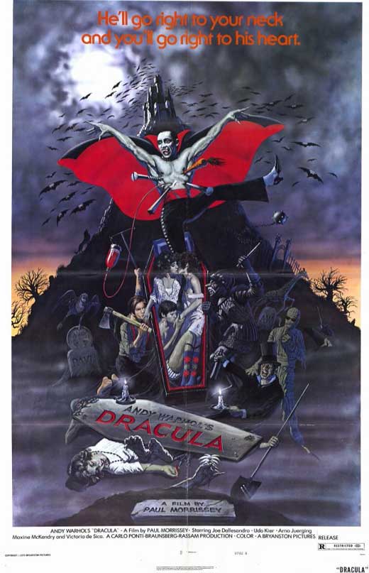 Andy Warhol's Blood for Dracula Movie Poster Print