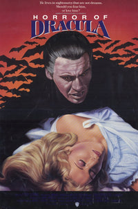 Horror of Dracula Movie Poster Print featuring classic horror art.