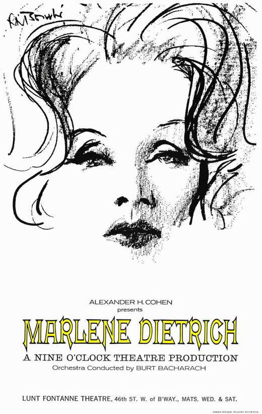 Marlene Dietrich Classic Movie Poster Print (11x17)