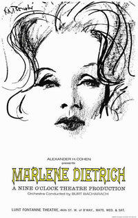 Marlene Dietrich Classic Movie Poster Print (11x17)