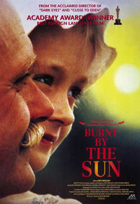 Burnt by the Sun Movie Poster Print featuring vibrant film artwork.