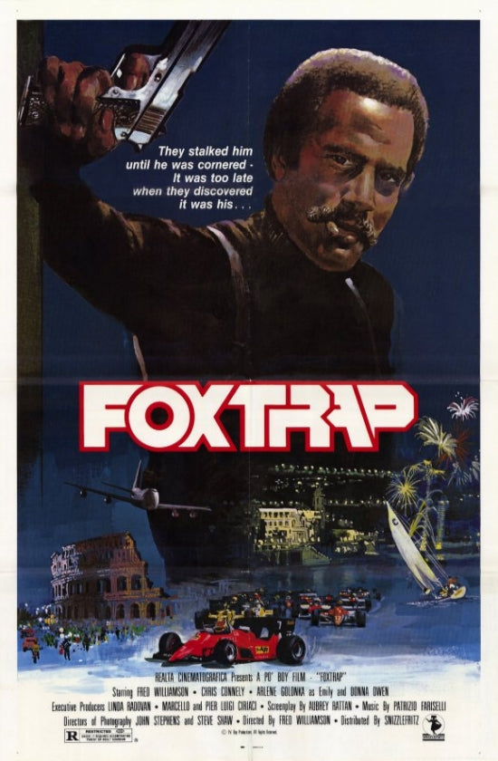 Foxtrap Movie Poster Print featuring bold visuals and cinematic appeal.