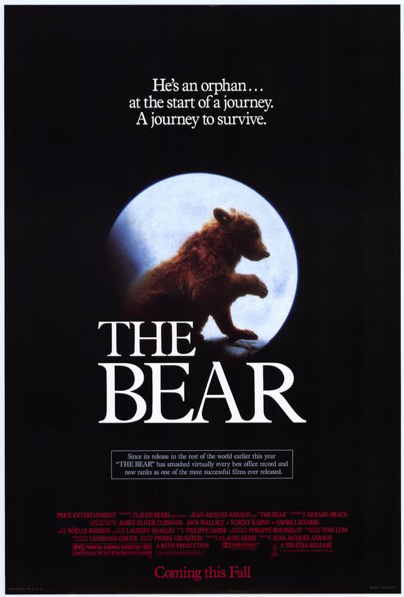 The Bear Movie Poster Print showcasing stunning wildlife imagery.