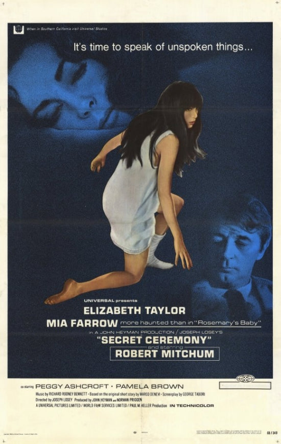 Secret Ceremony Movie Poster Print featuring captivating visuals from the film.