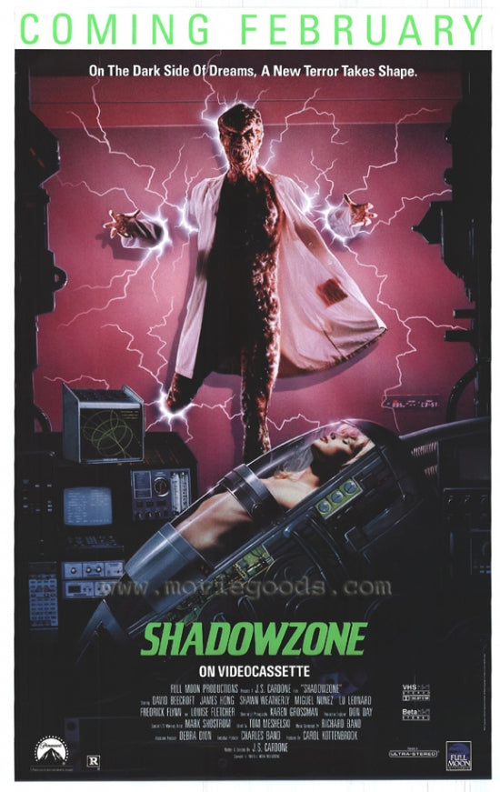 Shadowzone Movie Poster Print showcasing sci-fi adventure theme.