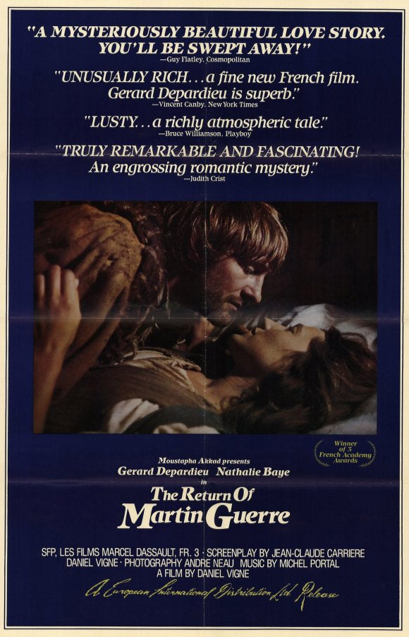 The Return of Martin Guerre Movie Poster Print showcasing cinematic art.