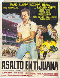 Asalto en Tijuana Movie Poster Print showcasing vibrant cinematic art.