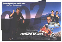Licence to Kill Movie Poster Print featuring iconic visuals