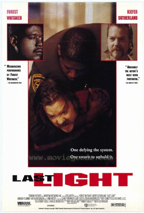 Last Light Movie Poster Print featuring dramatic cinema artwork.