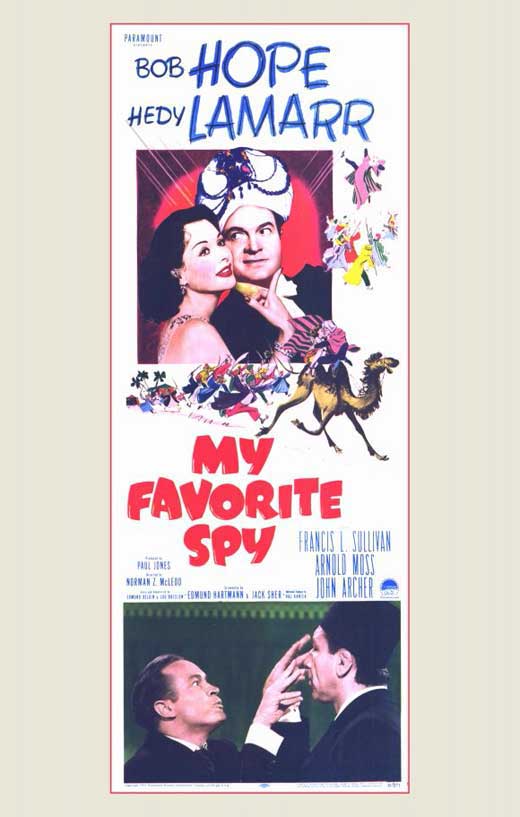 My Favorite Spy Movie Poster Print showcasing thrilling spy adventures.