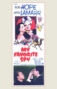 My Favorite Spy Movie Poster Print showcasing thrilling spy adventures.
