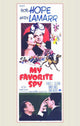 My Favorite Spy Movie Poster Print showcasing thrilling spy adventures.