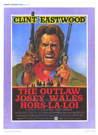 The Outlaw Josey Wales Movie Poster Print showcasing classic western film