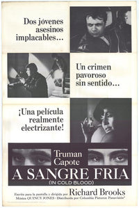In Cold Blood Movie Poster Print featuring classic film art.