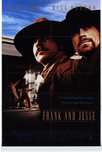 Frank and Jesse Movie Poster Print featuring legendary outlaw brothers.
