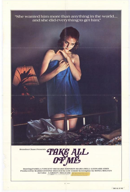 Take All of Me Movie Poster Print featuring vibrant imagery