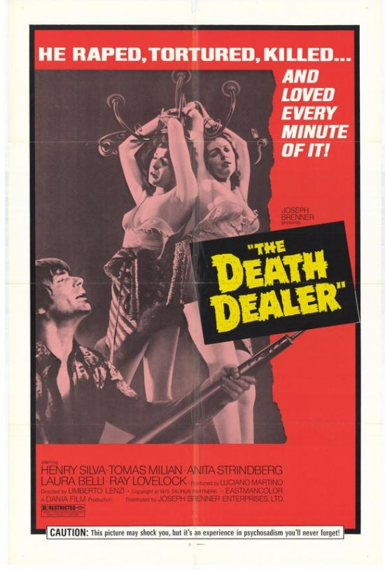 The Death Dealer Movie Poster Print showcasing dramatic imagery and bold colors.