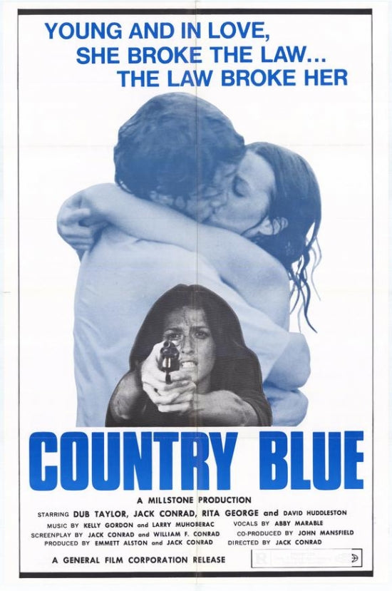 Country Blue Movie Poster Print showcasing serene countryside imagery.