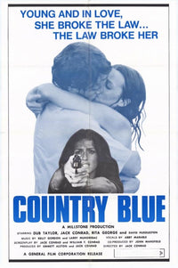 Country Blue Movie Poster Print showcasing serene countryside imagery.