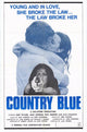 Country Blue Movie Poster Print showcasing serene countryside imagery.
