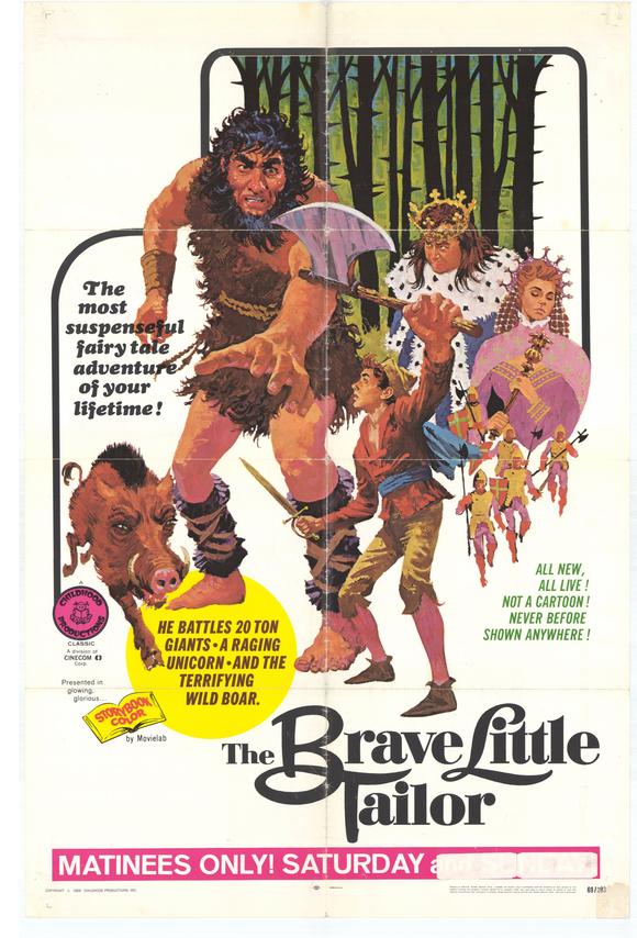 Brave Little Tailor Movie Poster Print featuring classic animation character