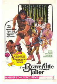 Brave Little Tailor Movie Poster Print featuring classic animation character