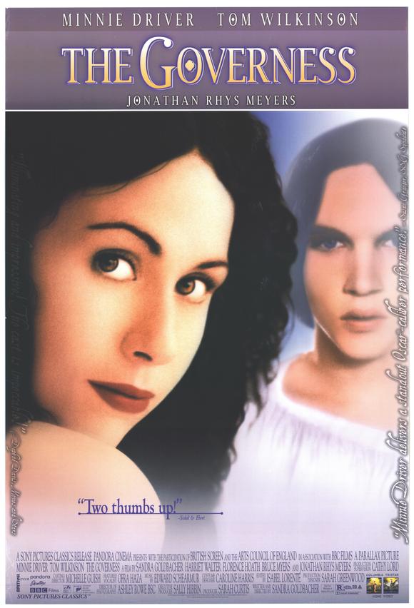 The Governess Movie Poster Print showcasing classic film artwork.