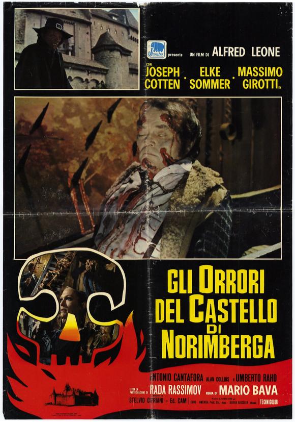 Baron Blood Movie Poster Print showcasing classic horror art
