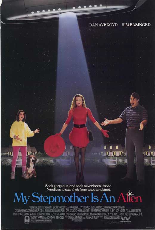 My Stepmother Is an Alien Movie Poster Print showcasing vibrant colors.
