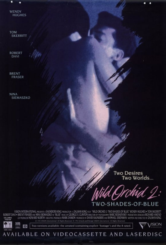 Wild Orchid 2 Two Shades of Blue Movie Poster Print