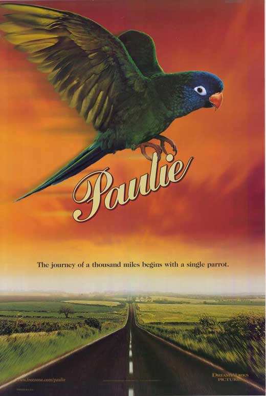 Paulie Movie Poster Print featuring vibrant colors and charming artwork.
