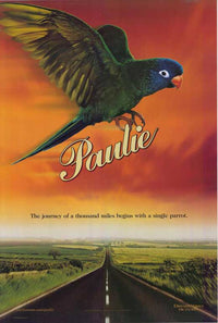 Paulie Movie Poster Print featuring vibrant colors and charming artwork.