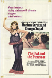 The Owl and the Pussycat Movie Poster Print featuring whimsical art.