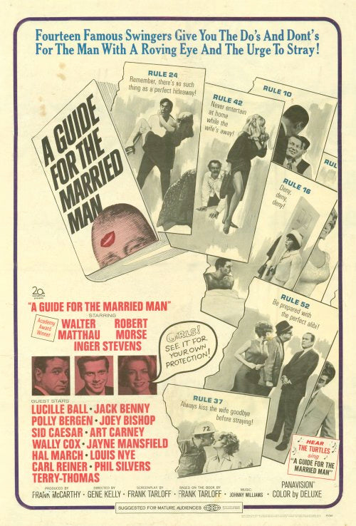 A Guide for the Married Man Movie Poster Print in vibrant colors.
