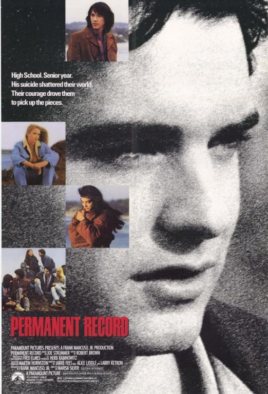 Permanent Record Movie Poster Print showcasing cinematic art.