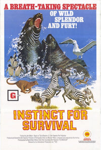 Instinct for Survival Movie Poster Print showcasing thrilling cinematic imagery.