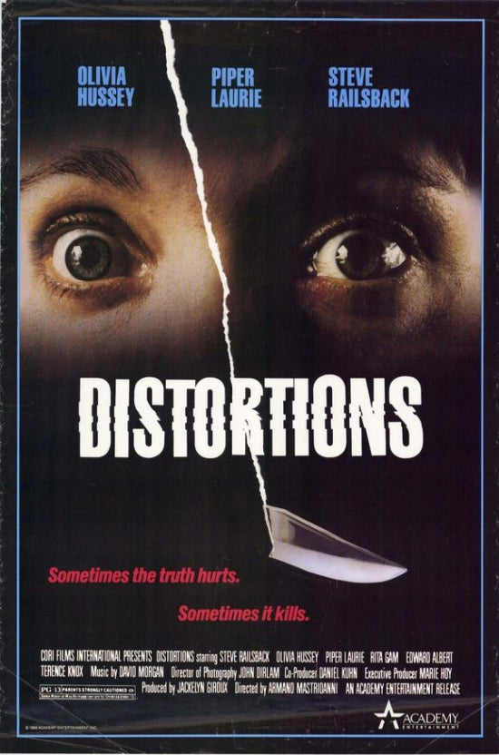 Distortions Movie Poster Print showcasing unique visuals.