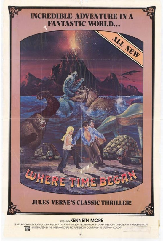Where Time Began Movie Poster Print showcasing cinematic adventure.