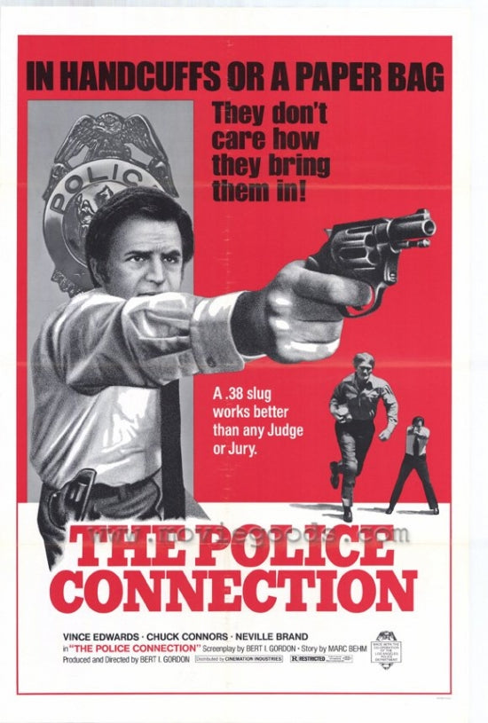 Police Connection Movie Poster Print showcasing vibrant design